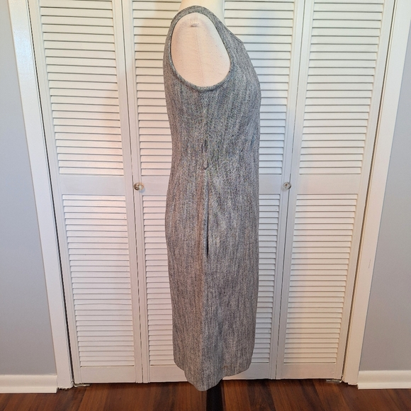 Talbots gray wool blend sleeveless dress sz 4 *L3 - Picture 2 of 6
